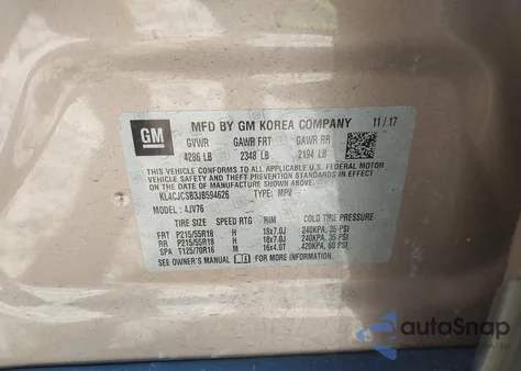 2018 Buick Encore Essence z USA, uszkodzony, nr VIN KL4CJCSB3JB594626